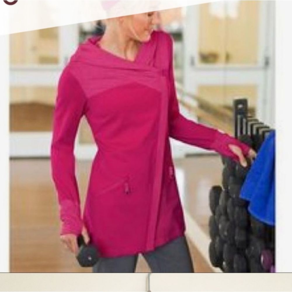 Athleta Scarlett Long Hoodie Pink XXS 150.00 EUC